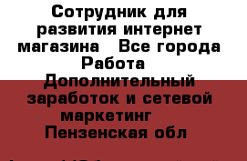Сотрудник для развития интернет-магазина - Все города Работа » Дополнительный заработок и сетевой маркетинг   . Пензенская обл.